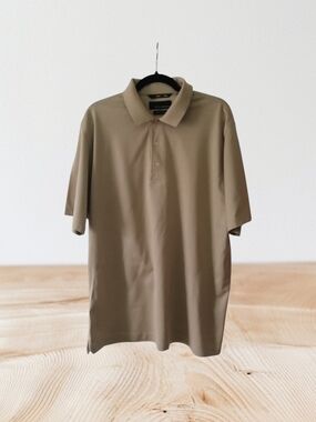 Greg Norman  Beige Polo 100% cotton L